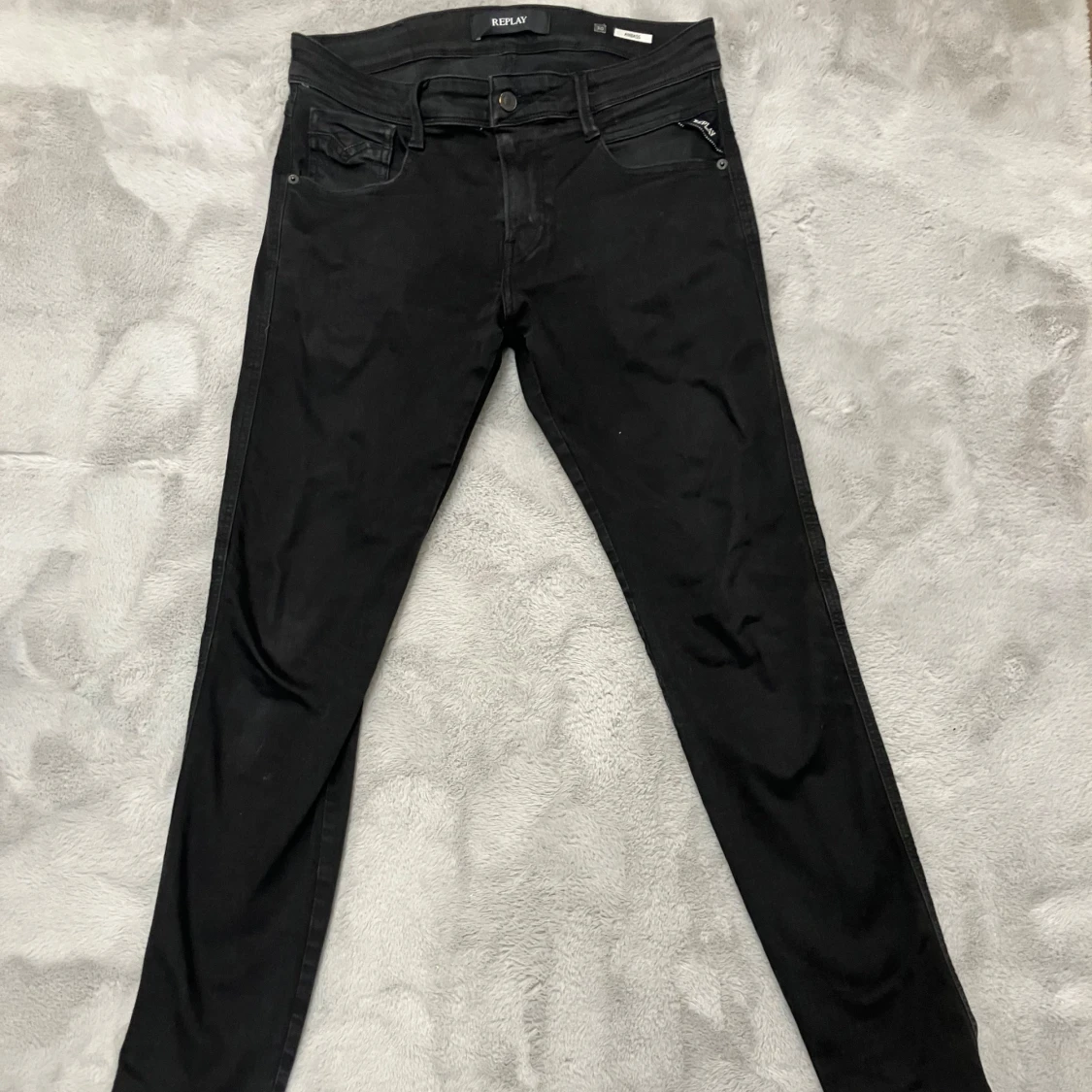 Svarta Replay Anbass jeans
