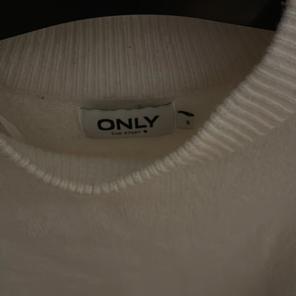 Vit stickad tröja från ONLY - 2