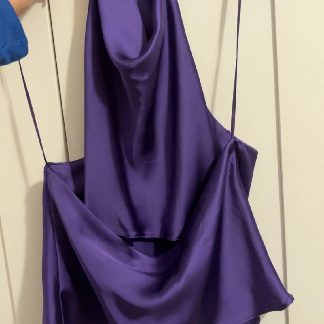 Zara - Lila satin topp  - 1