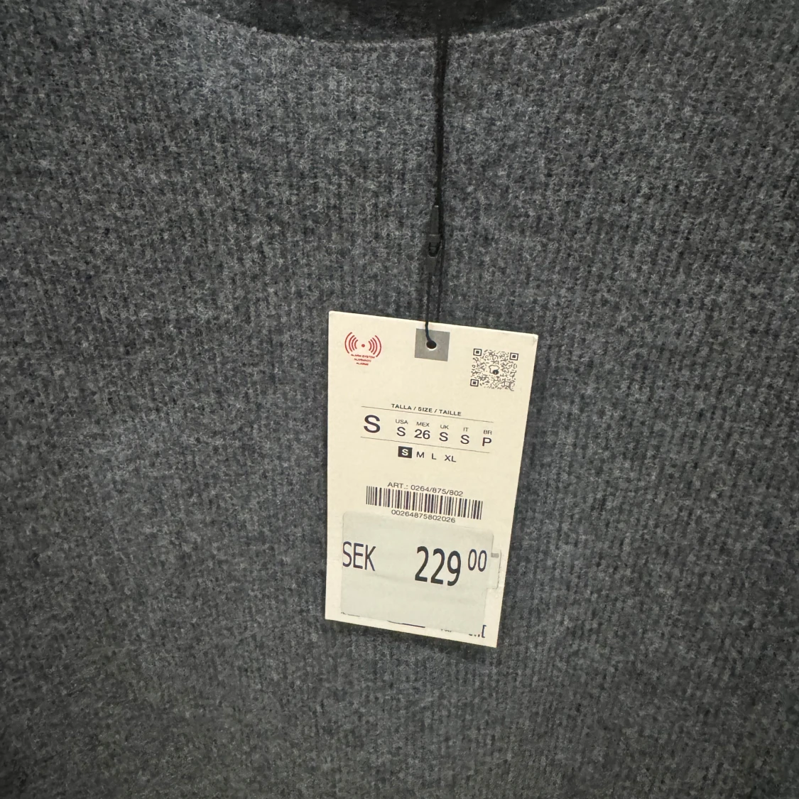 Mörkgrå tröja från Zara - 2