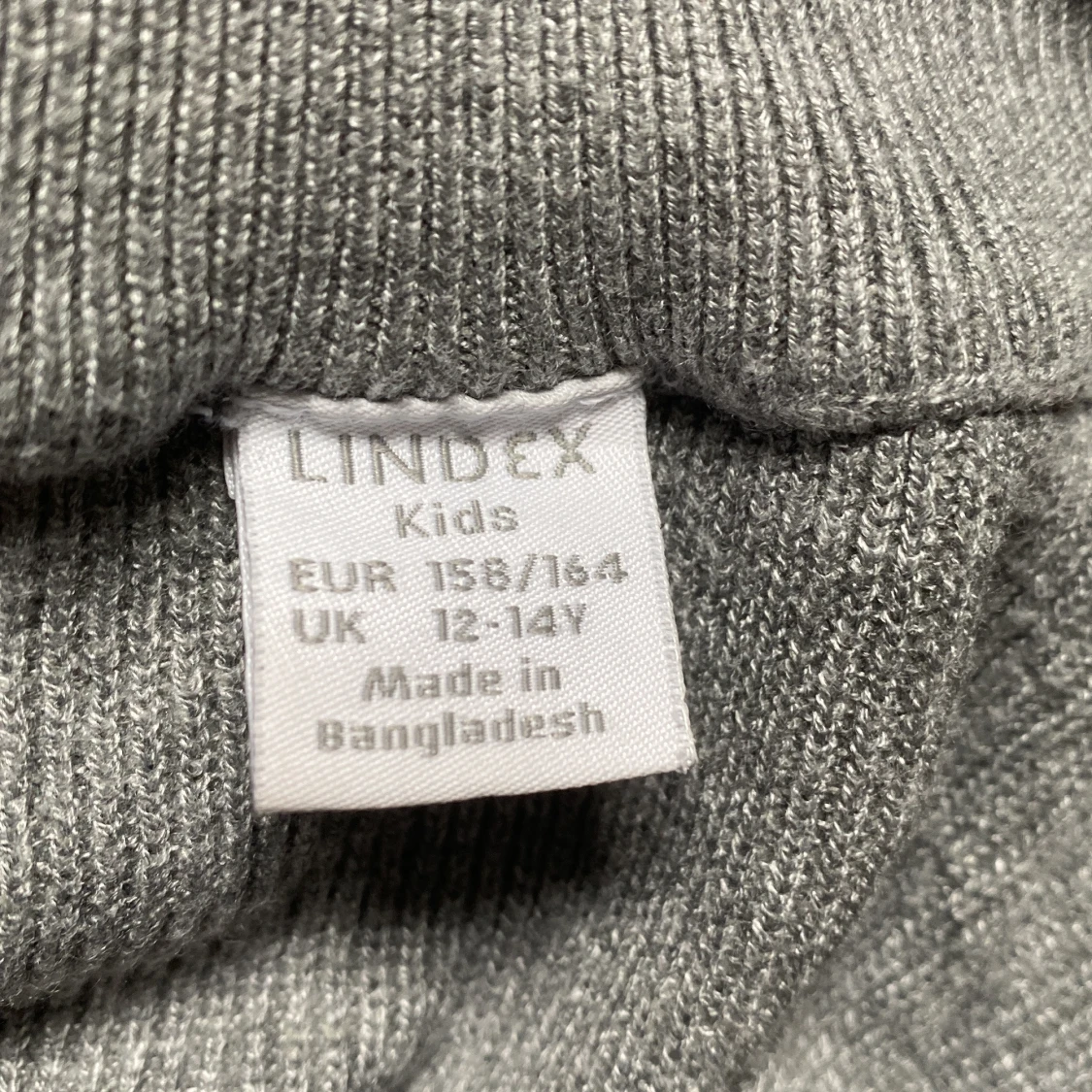 Grå half zip tröja från Lindex - 2