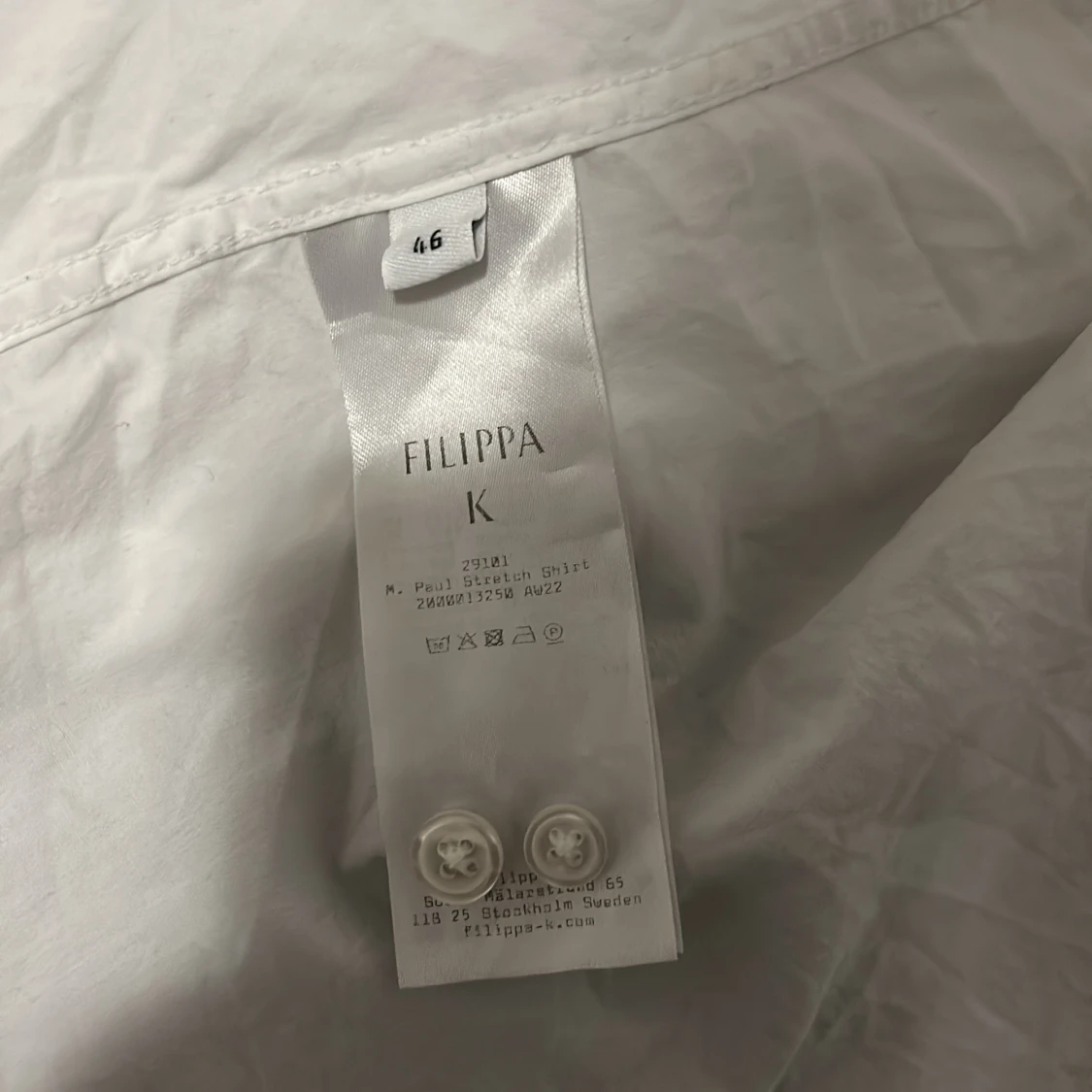 Vit skjorta från Filippa K, storlek 46 - 3