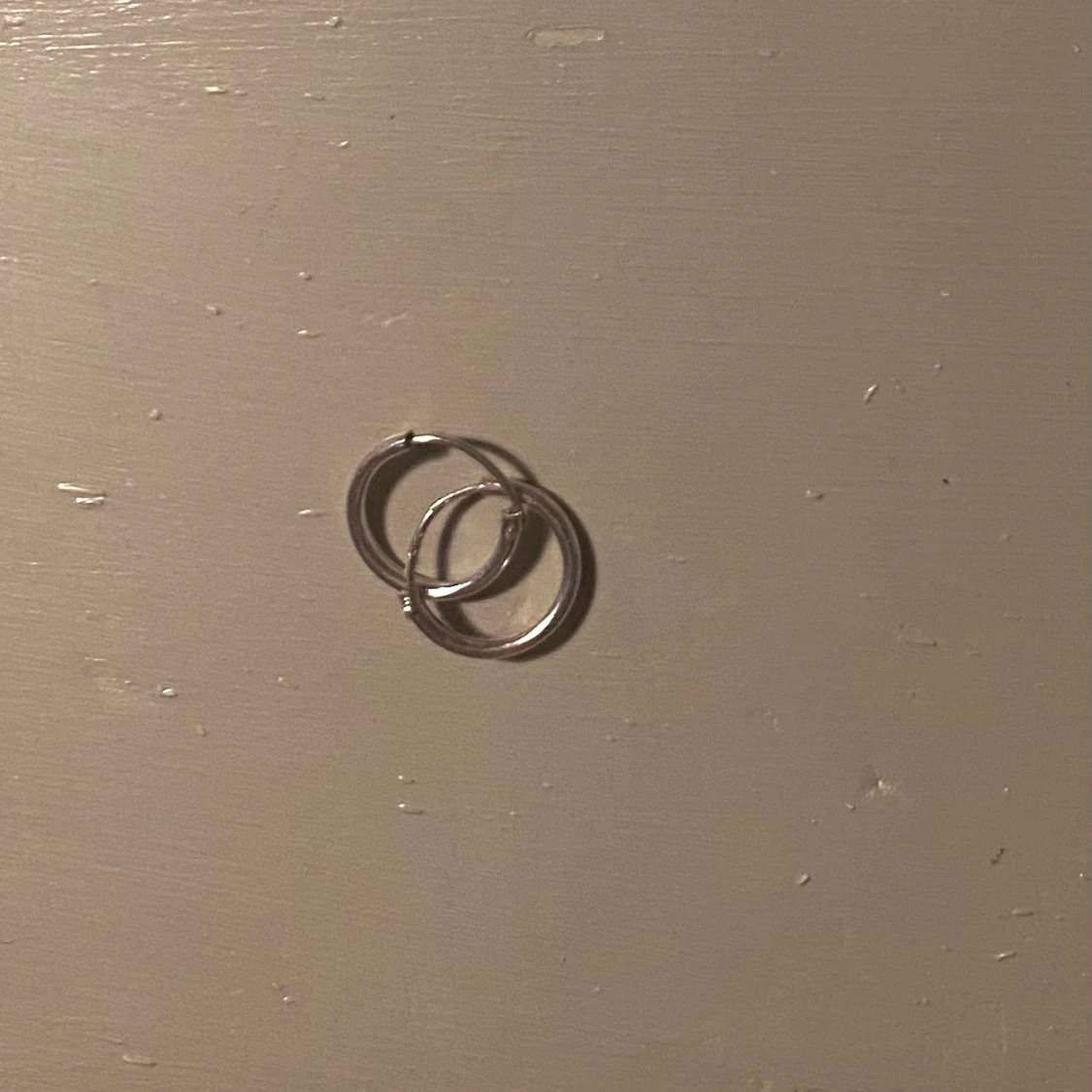 Äkta Silver hoops örhängen