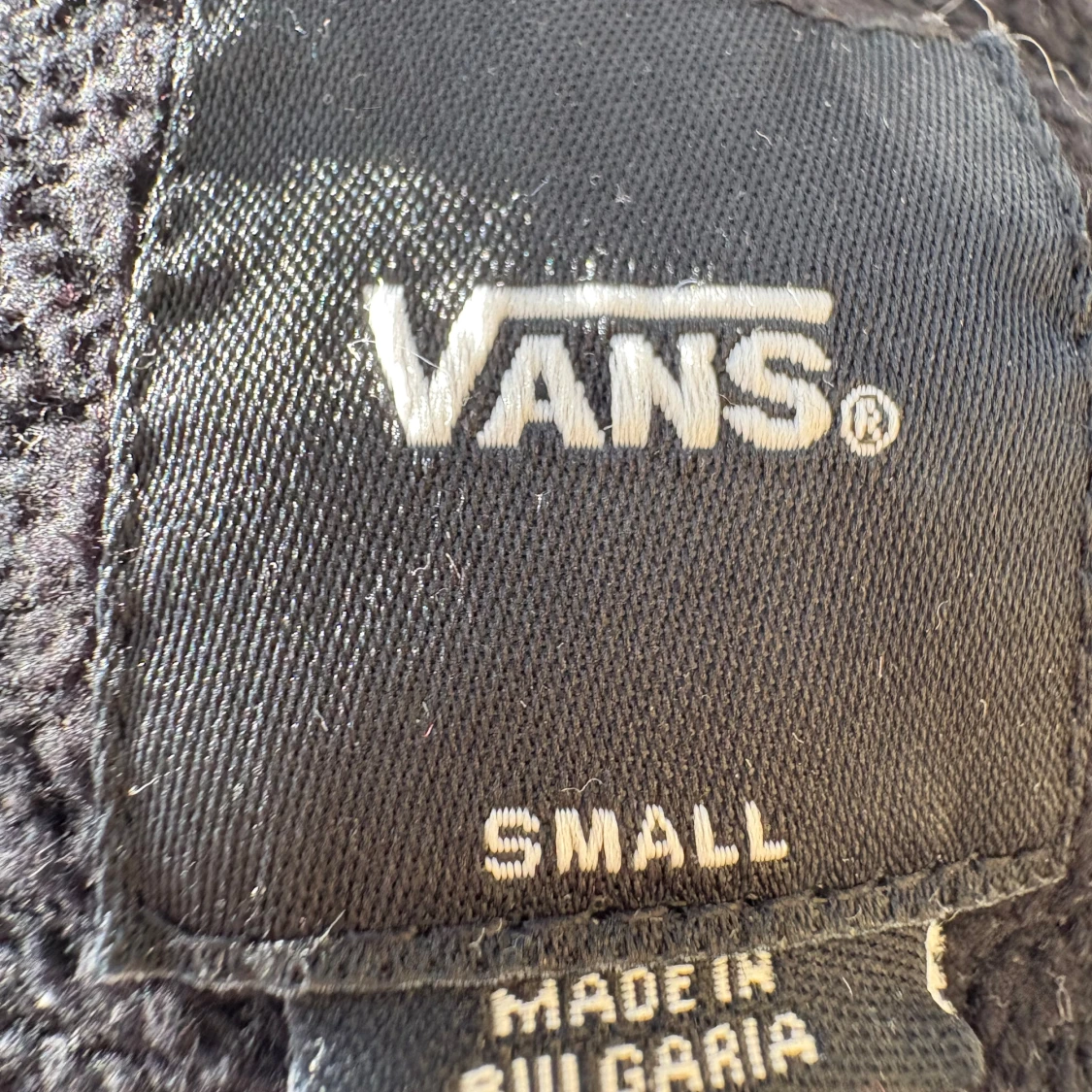 Svart hoodie från Vans med logga - 1