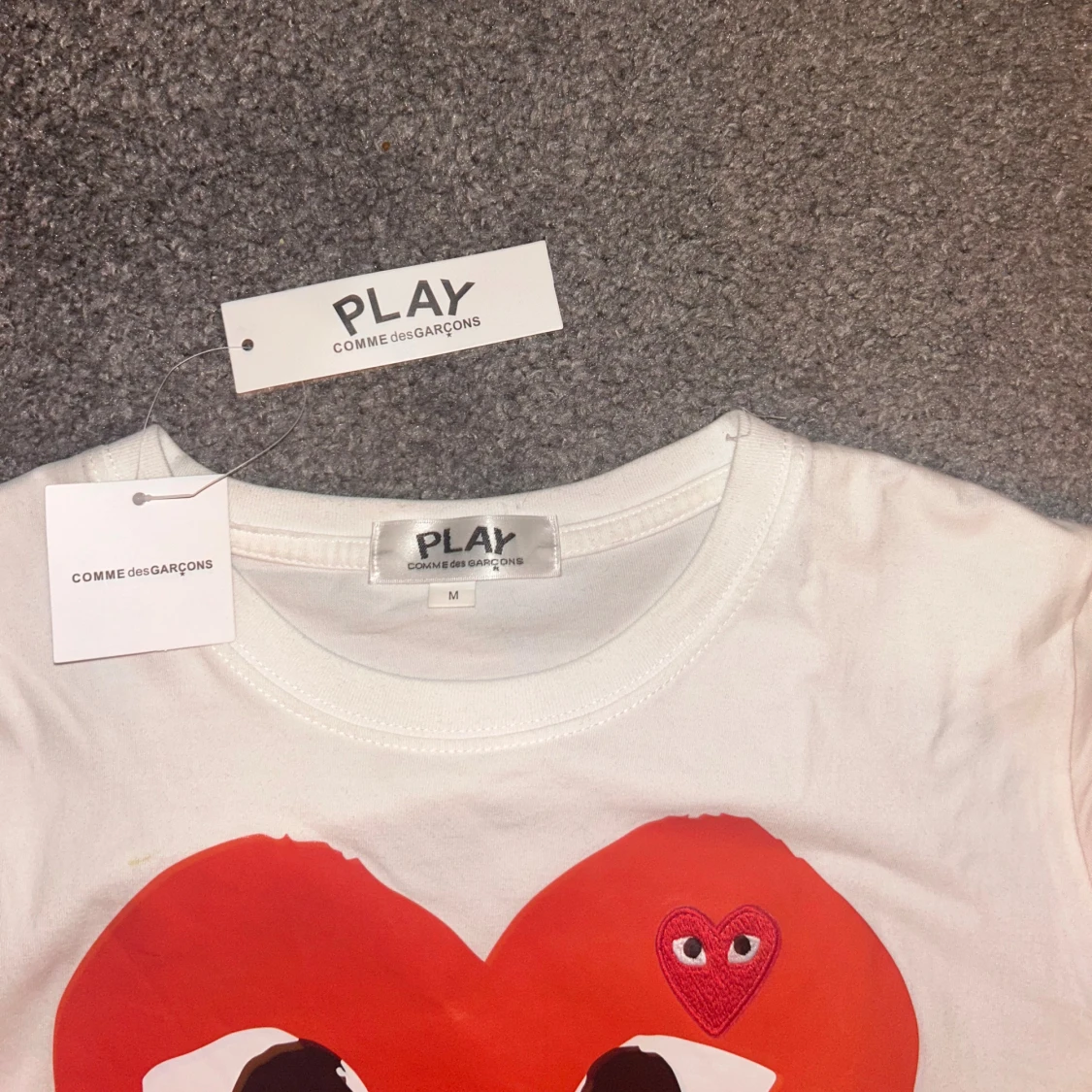 Vit Comme des Garçons Play t-shirt - 1