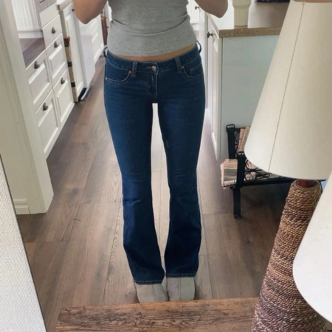 Lågmidjade jeans