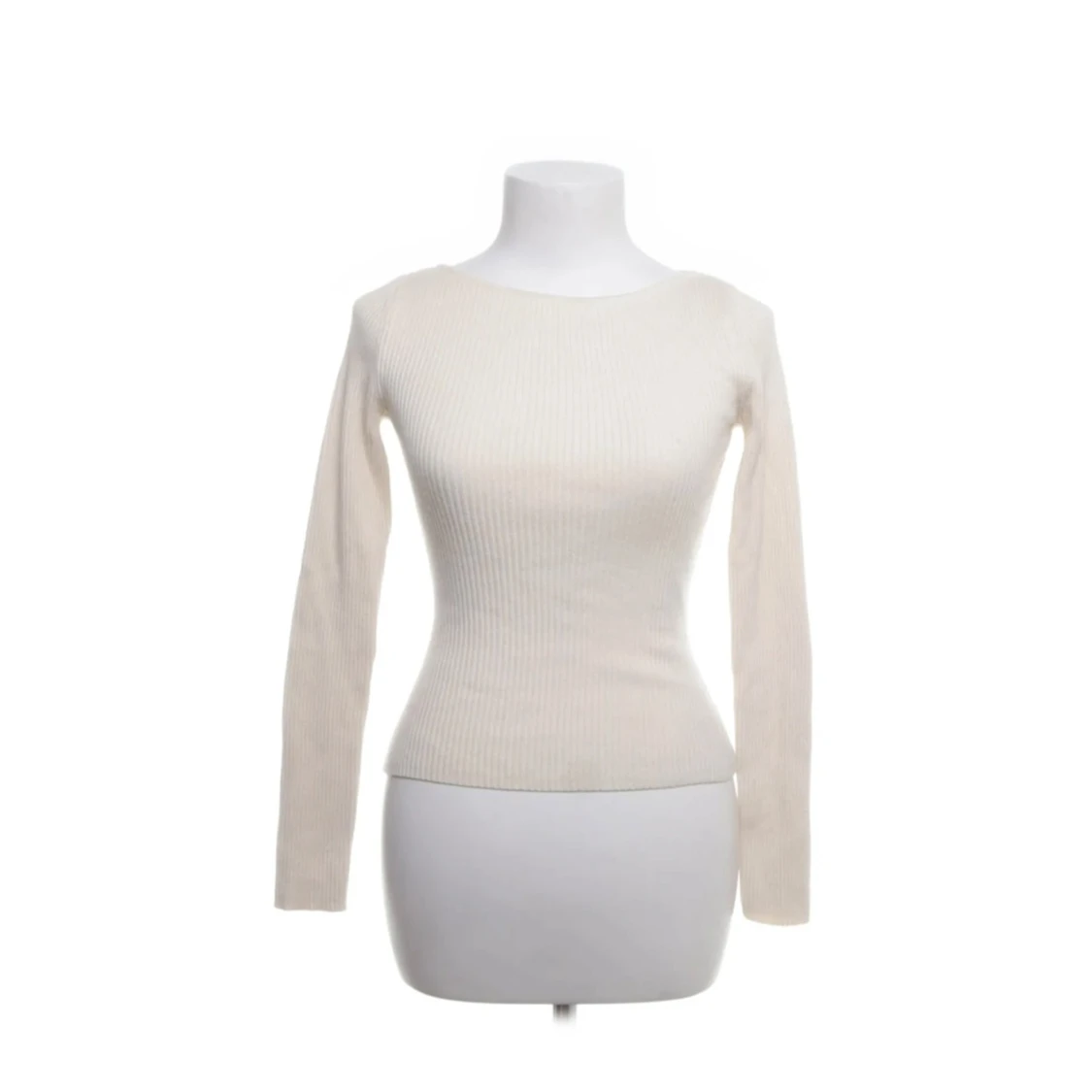 Ribbad beige tröja från Zara