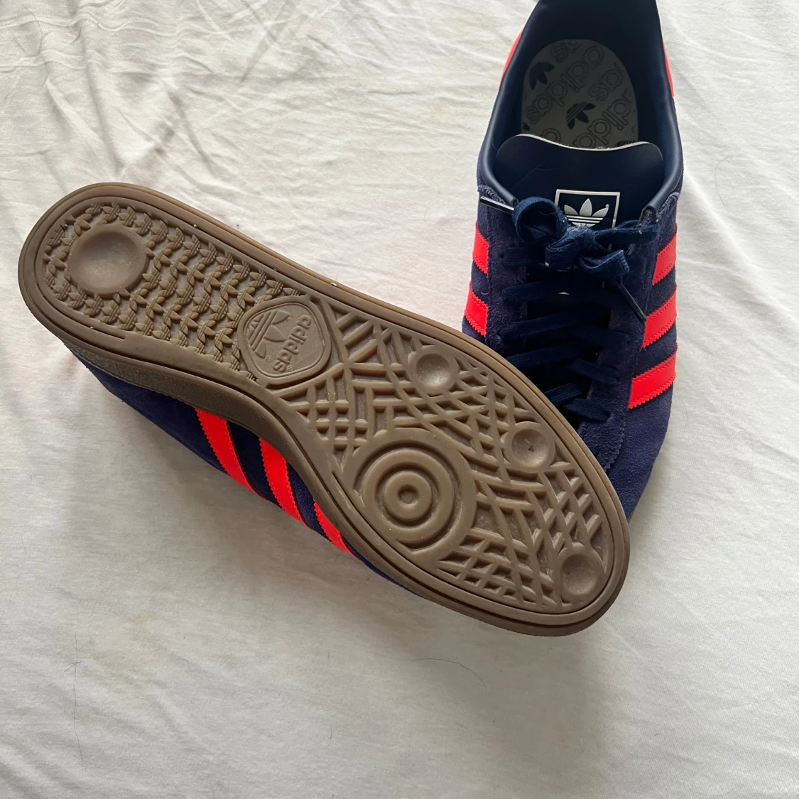 Adidas München sneakers marinblå/röd - 1