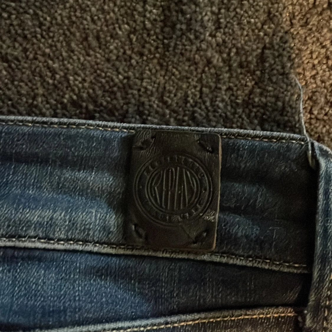 Replay blå skinny jeans med slitningar - 3