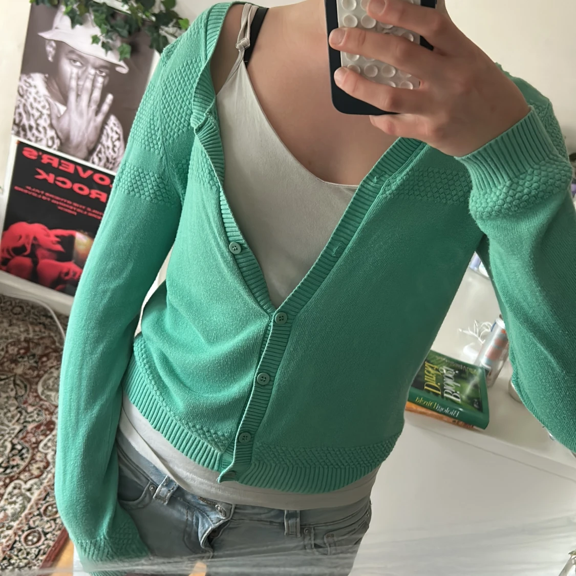 Mintgrön kofta från Saint Tropez - 1