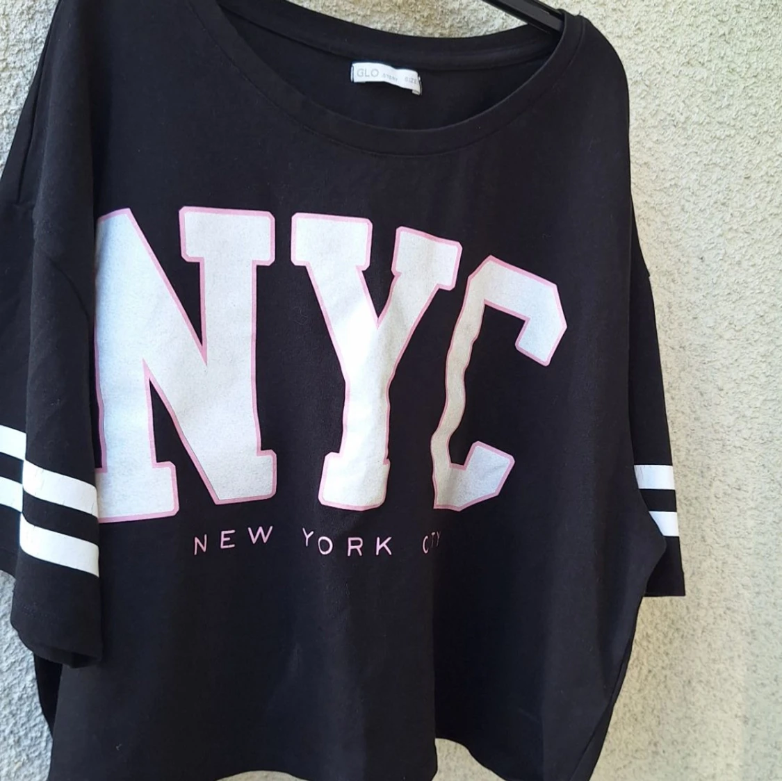 Kortärmad tröja med NYC text  - 2