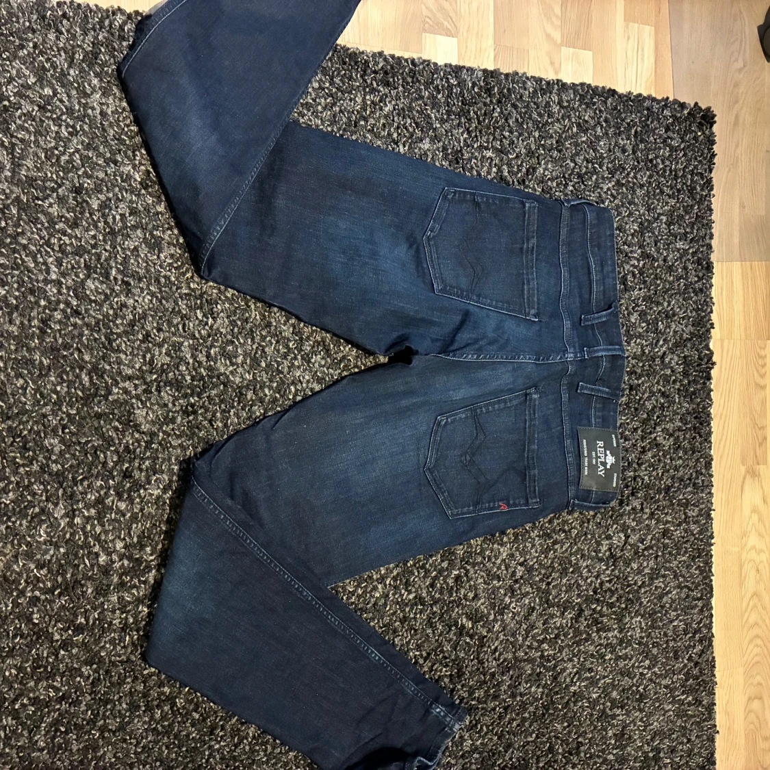 Mörkblå Replay Anbass jeans W30 L32 - 3