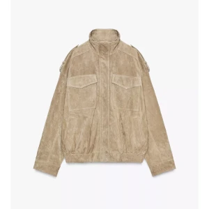 SÖKER Beige mockajacka - Söker denna beige mockajackan ifrån Zara i storlek S