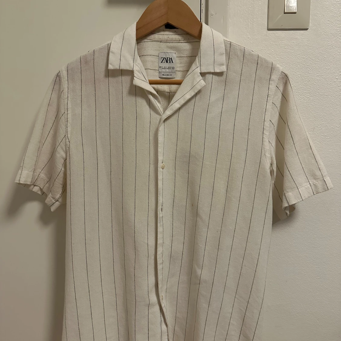 Vit randig skjorta från Zara