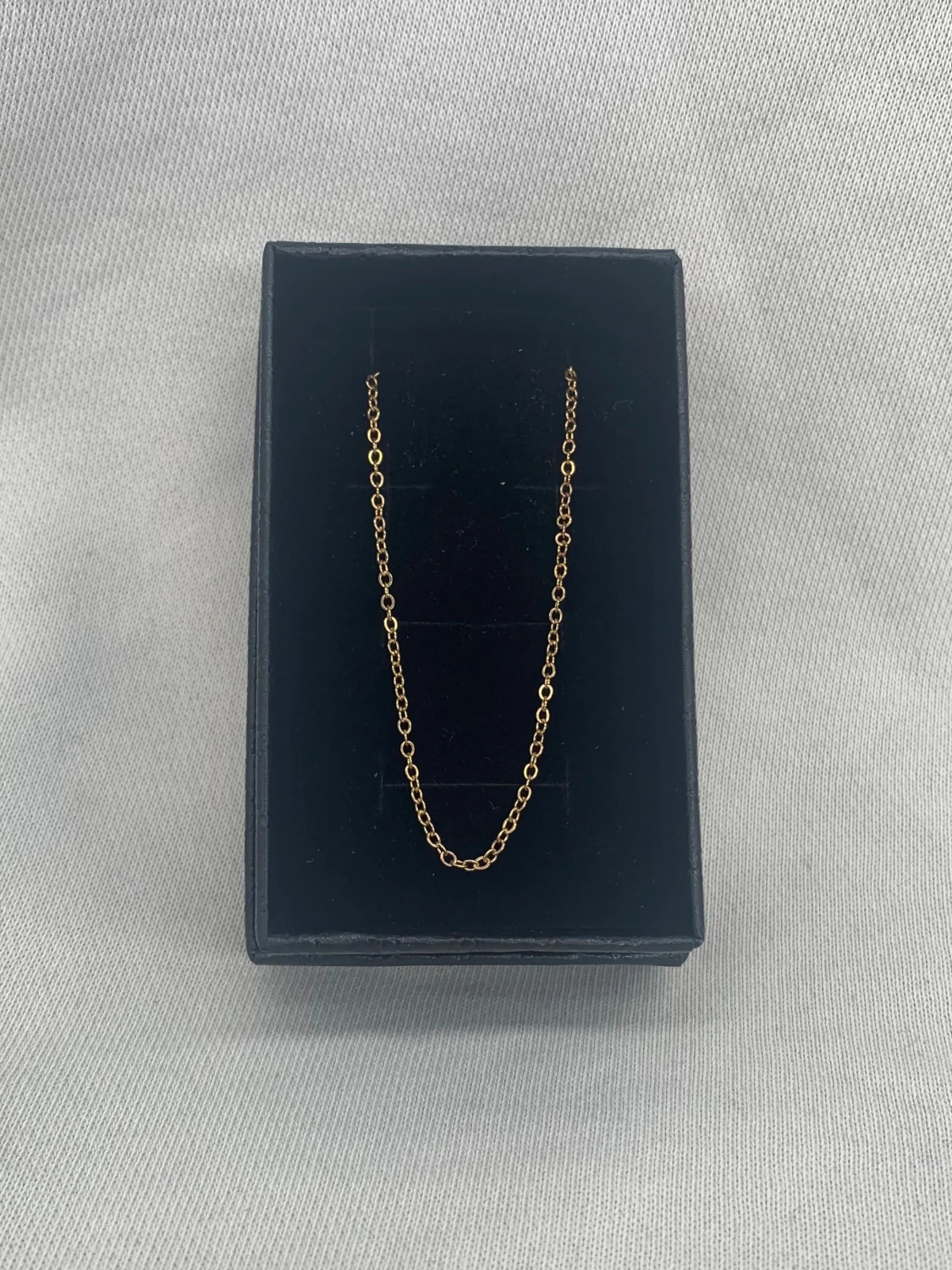 Guldpläterad kedja – 57,5 cm (2 mm) - 6