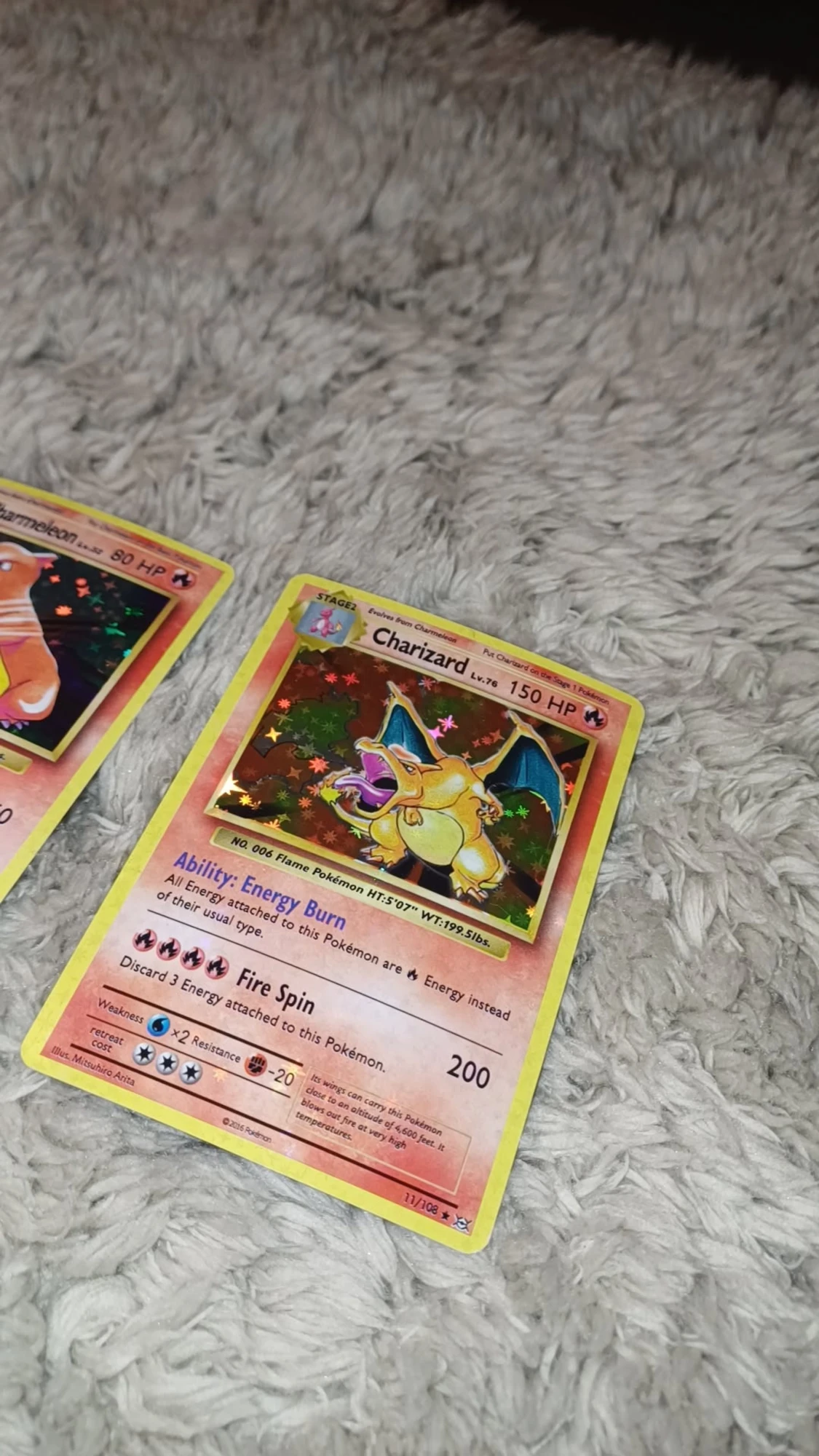 Pokémon-kort: Charmander, Charmeleon & Charizard (holo) - 3