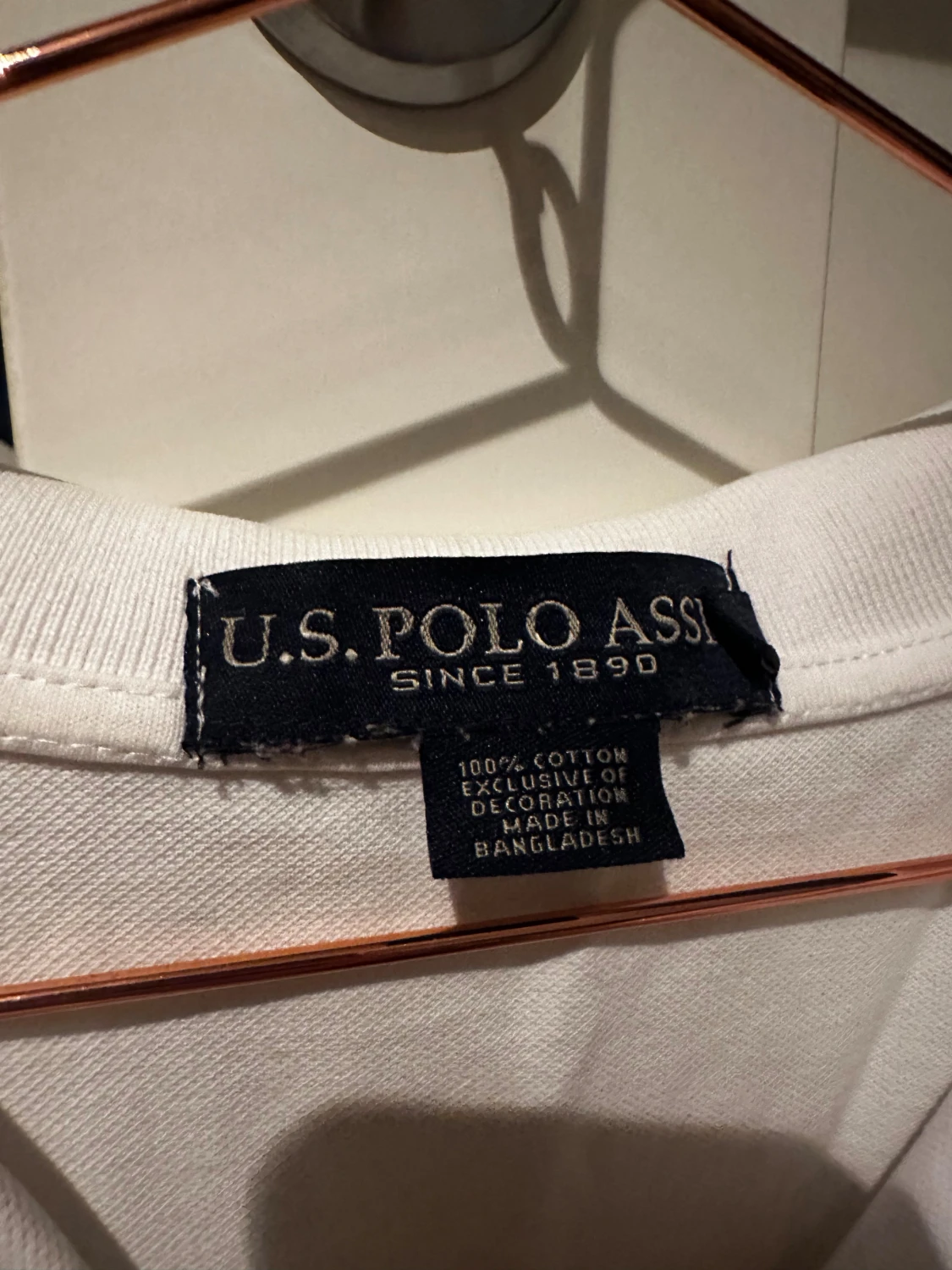 Vit pikétröja från U.S. Polo Assn - 1