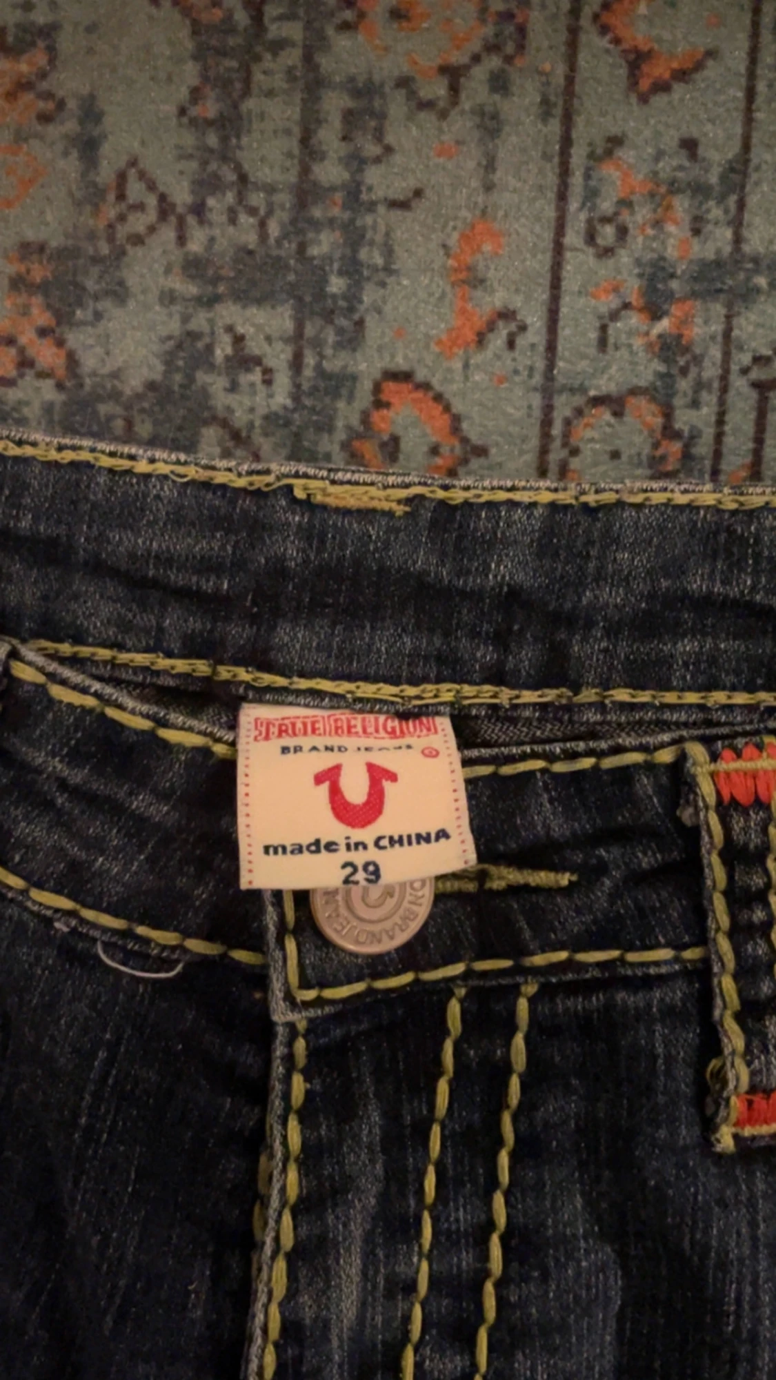 True Religion jeans med kontrastsömmar - 5