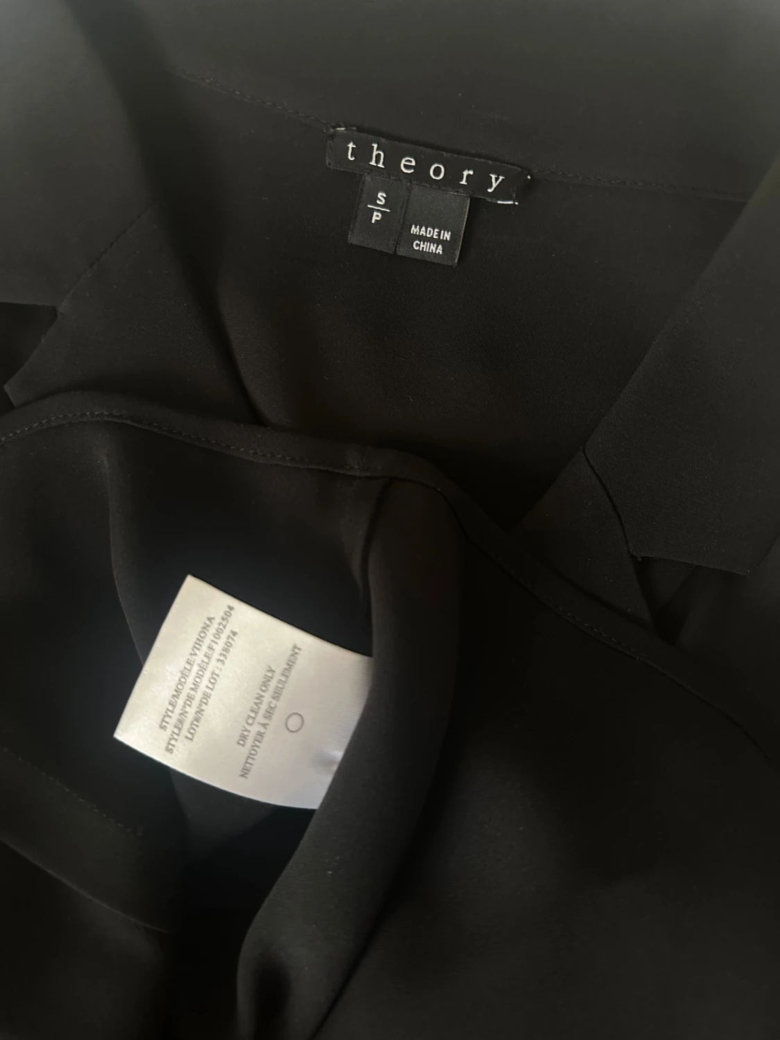 Svart omlott blus från Theory - 6