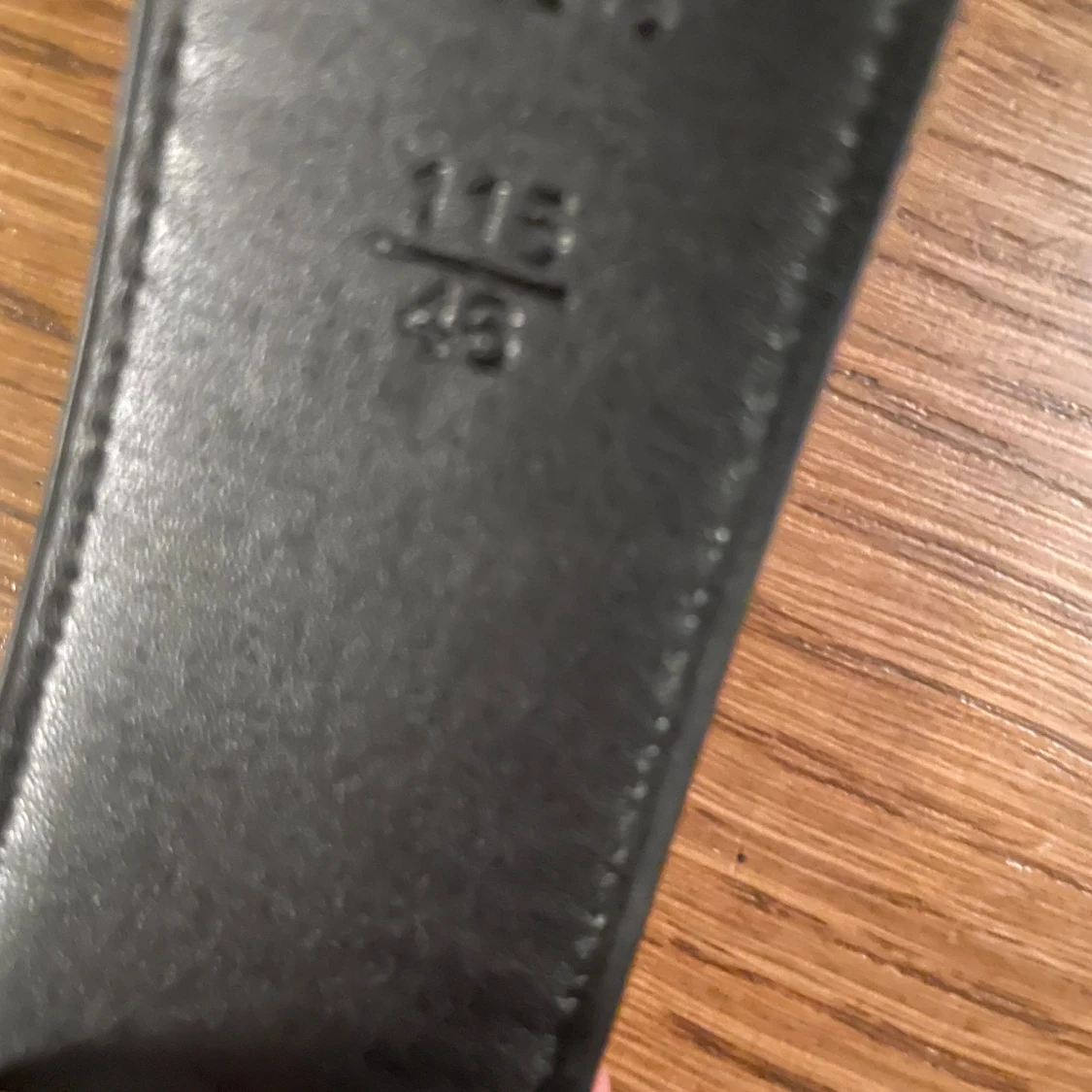 Blå vit grich bälte 110 cm - 1