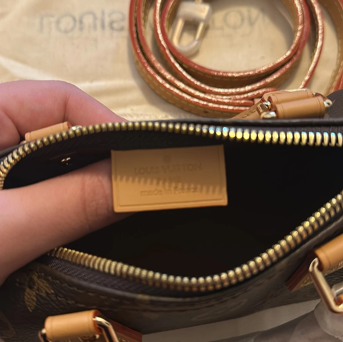 Louis Vuitton monogram axelväska mini - 3