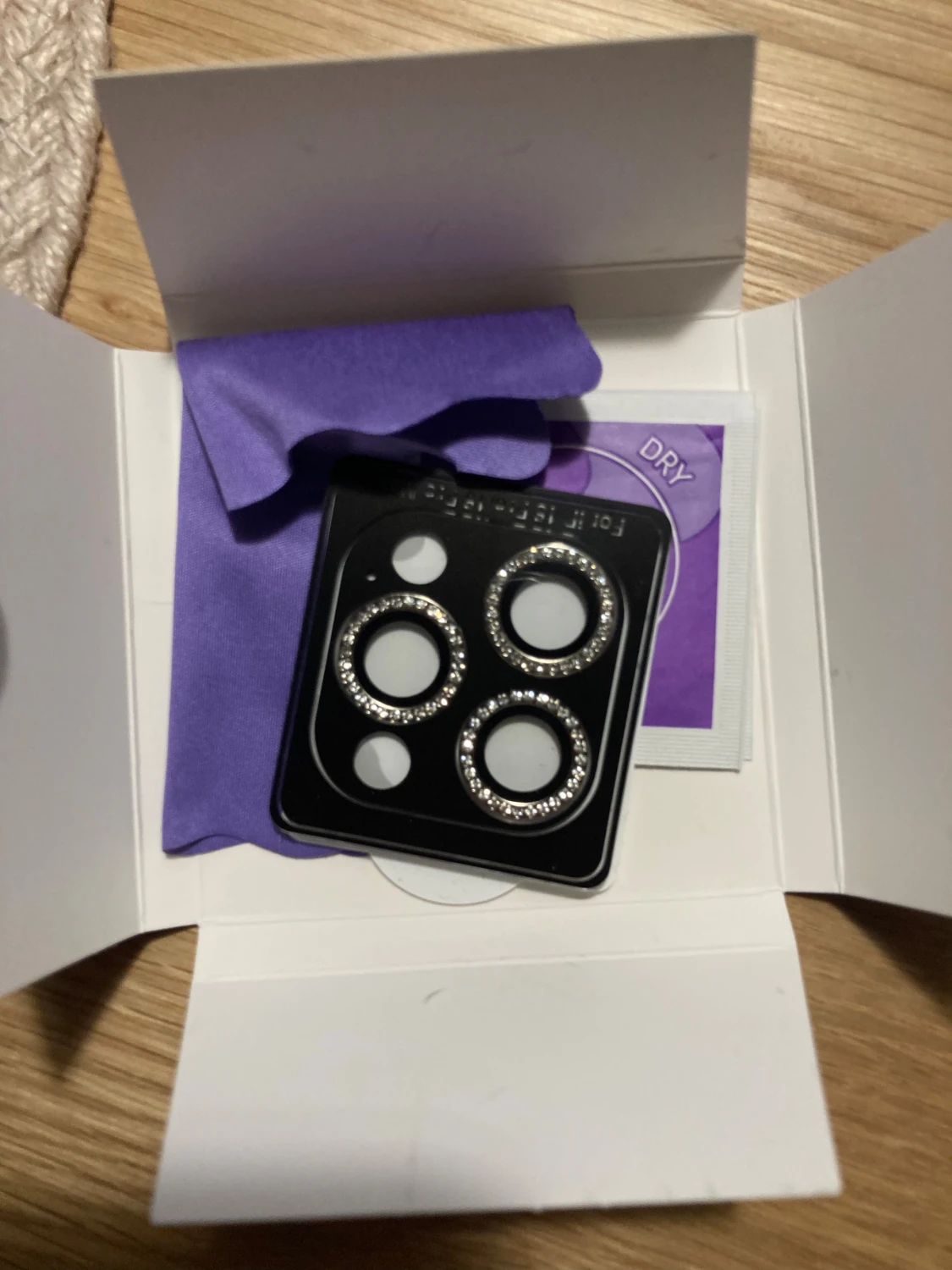 Holdit Sparkling Lens Protection iPhone 15 Pro/15 Pro Max Silver - 2