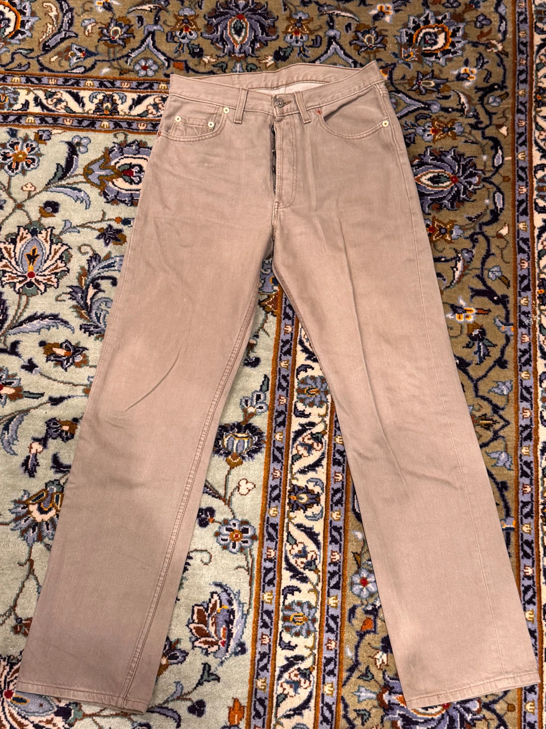 Beige Levi's 501 jeans W32 L32 - 2