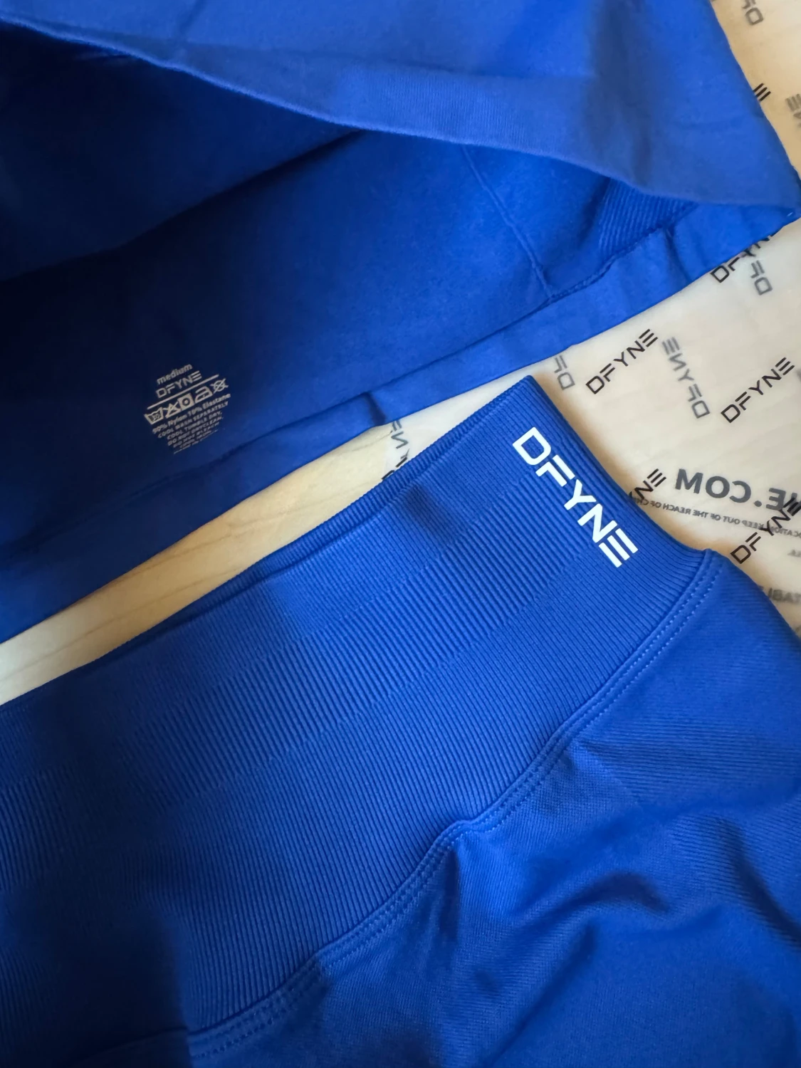 DFYNE sett blå träning sett - 3