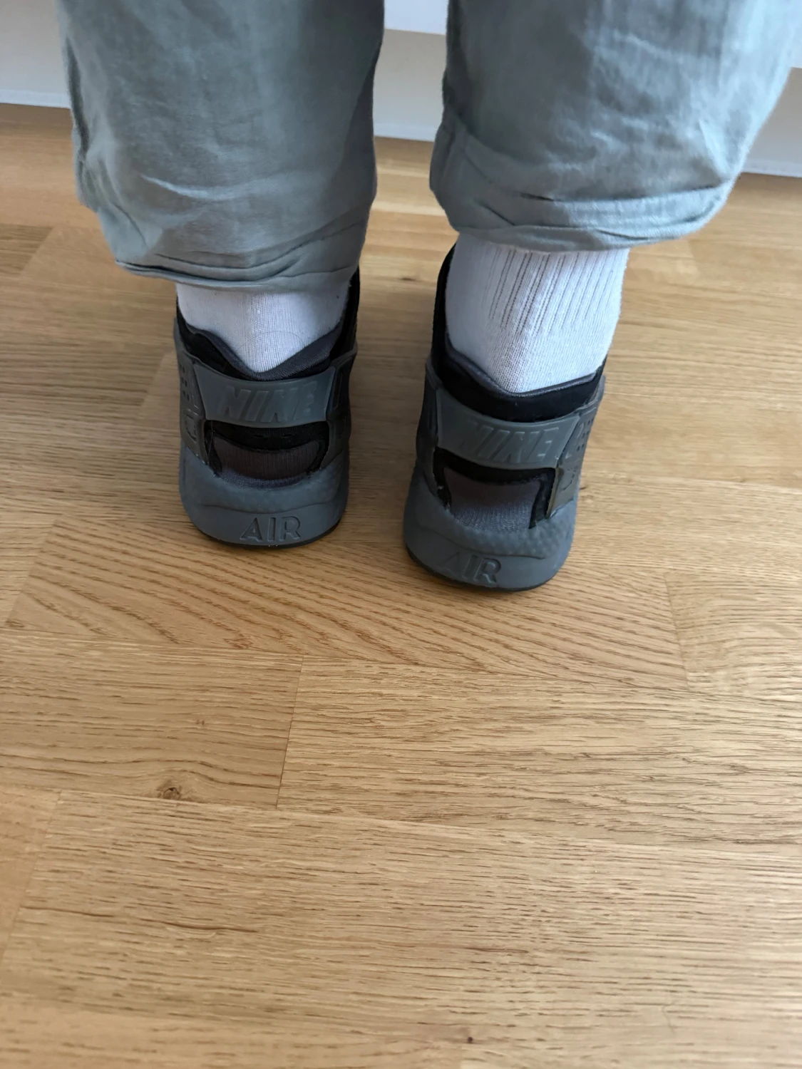 Nike Air Huarache svarta sneakers - 2