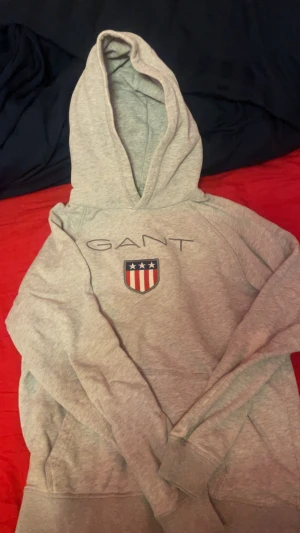 Gant hoodie - En grå Hoodie från märket GANT som är i perfekt skick.