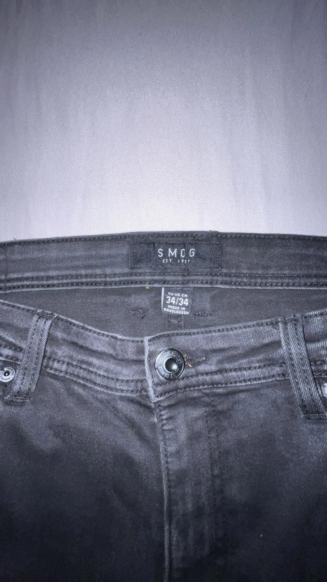 Svarta jeansbyxor från SMOG 34/34 - 2