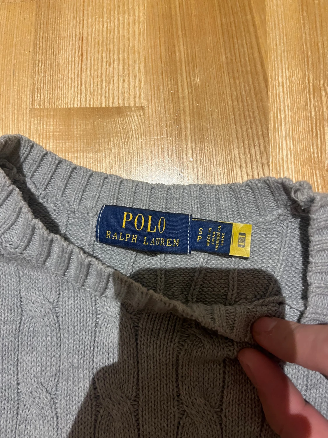 Grå stickad tröja från Polo Ralph Lauren - 3