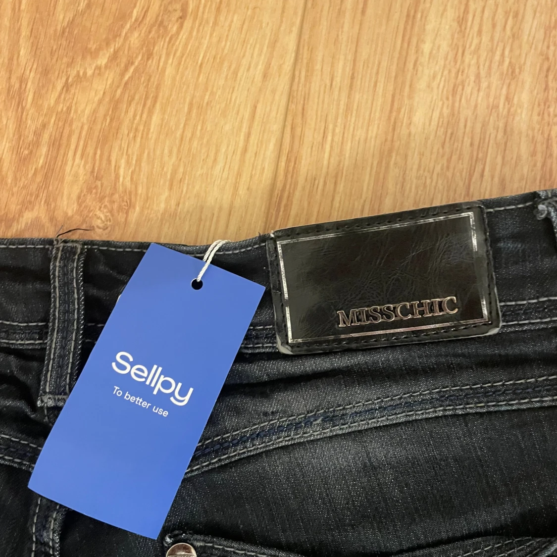 Svarta Miss Chic jeans, storlek 38 - 2