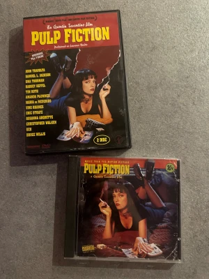 pulp fiction dvd + cd - jättebra skick!!