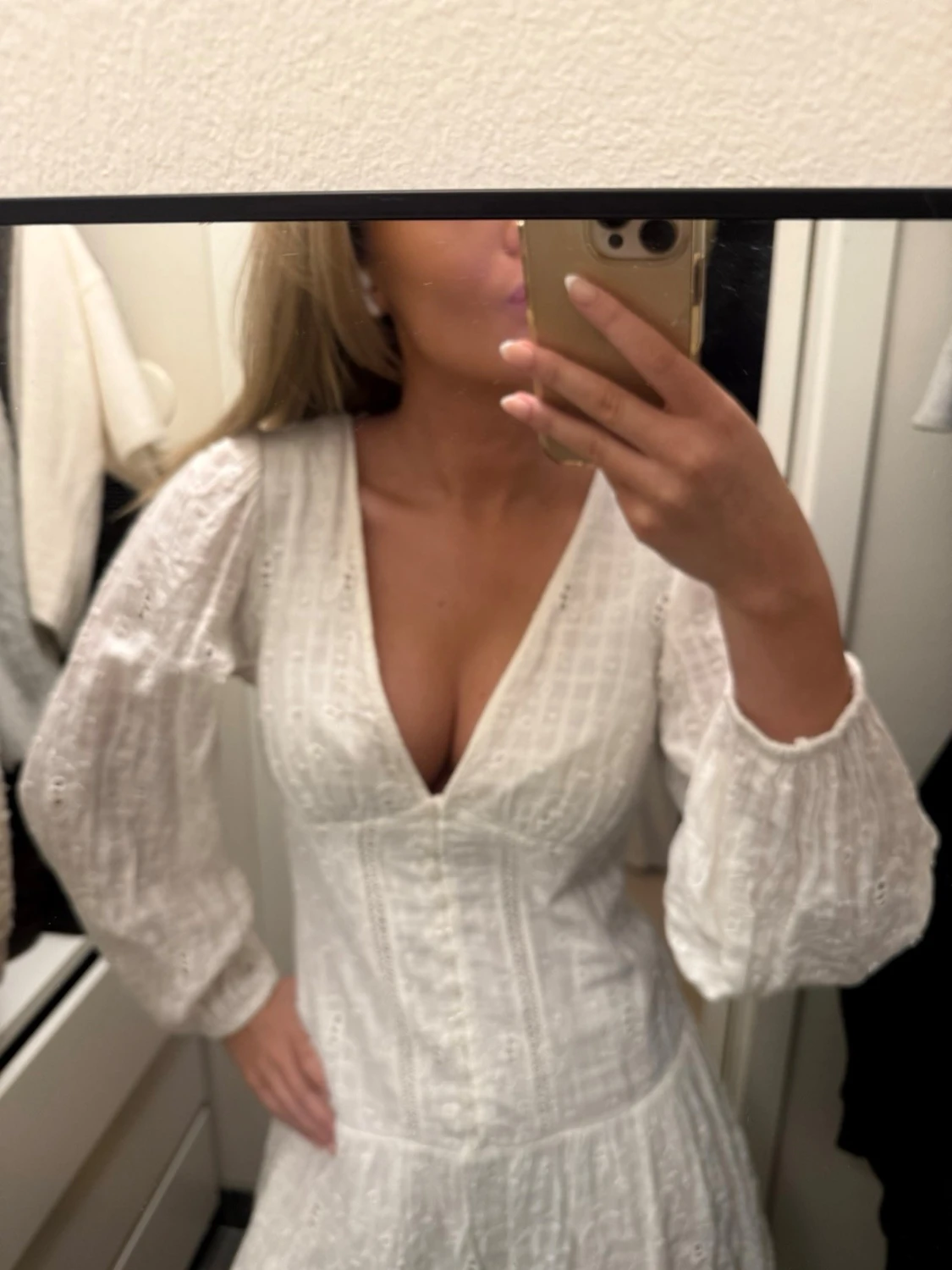 Vit student klänning  - 2