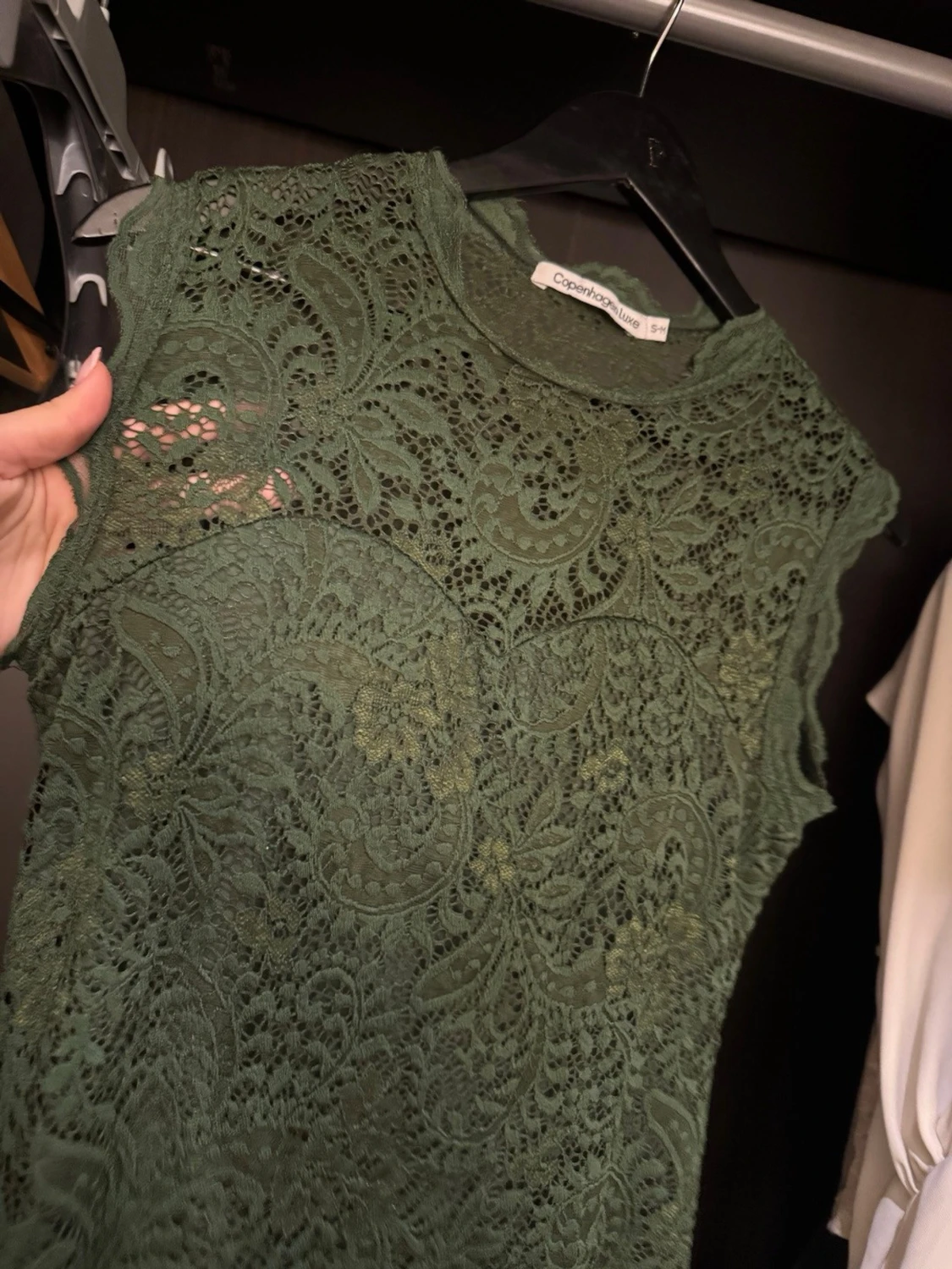 Grön spetsblus från Copenhagen Luxe - 1