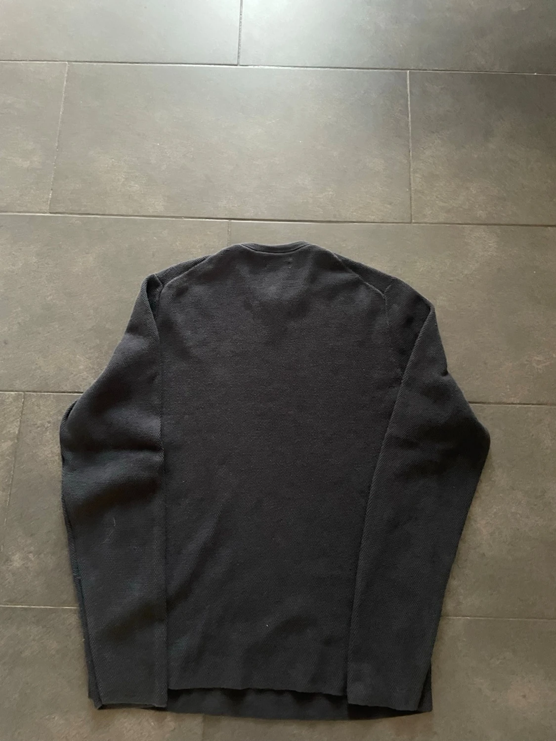 Svart stickad tröja Massimo Dutti - 1