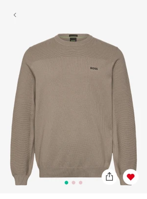 Boss stickad sweatshirt  - Boss sweatshirt stickat och med sköna samt fina mönster bra material sitter snyggt storlek m men passar även s beroende på kroppsstorlek osv heöt ny!