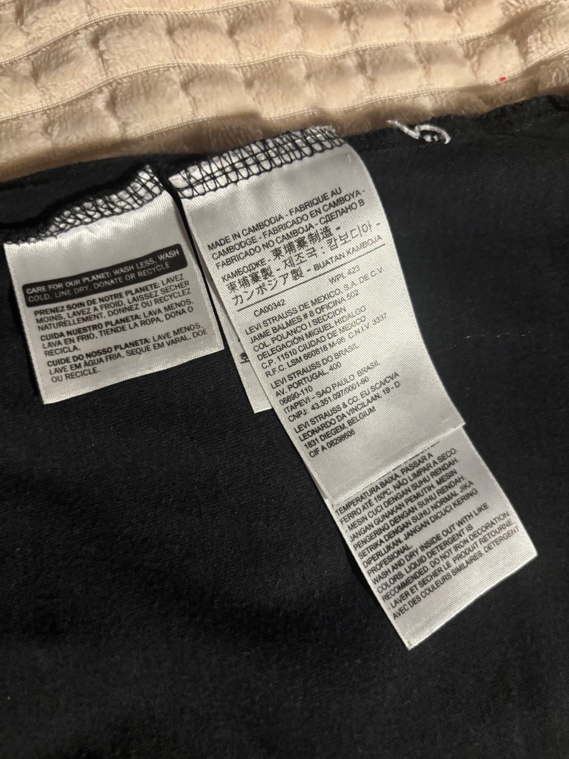 Svart Levi's t-shirt med glittertryck - 6