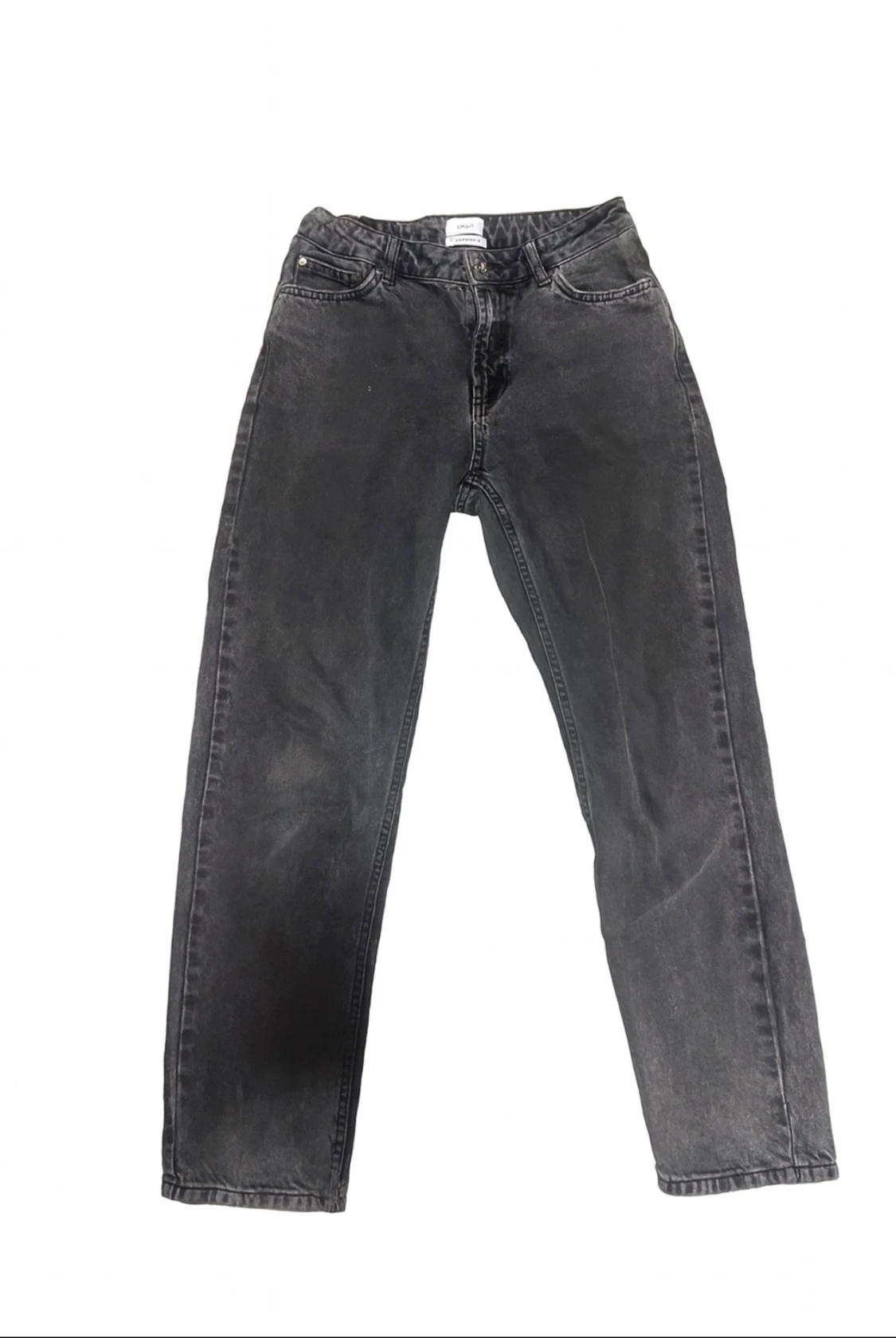 Svarta raka jeans från Grunt