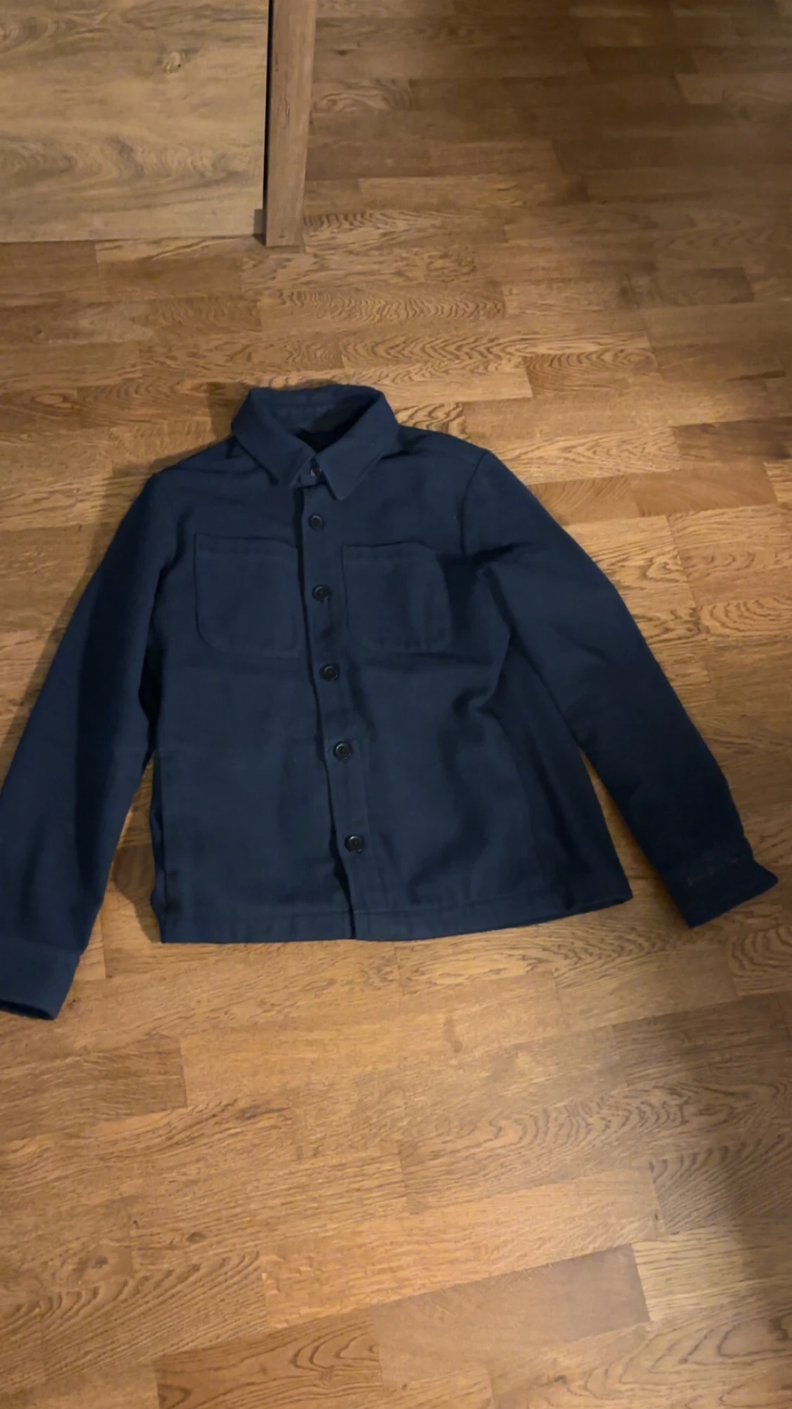 Mörkblå overshirt från D once de la sense - 2