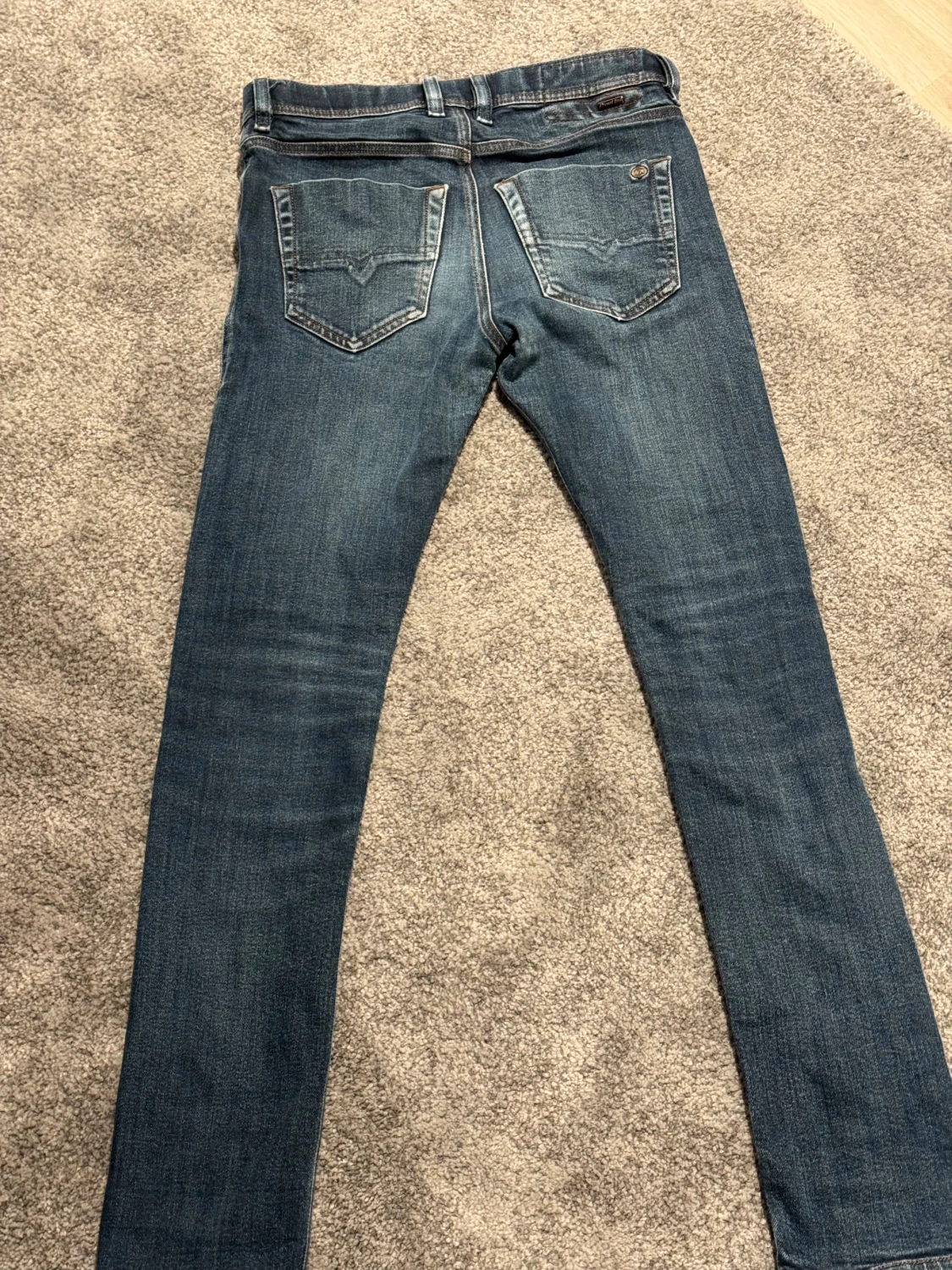 Blå skinny jeans från Diesel - 2