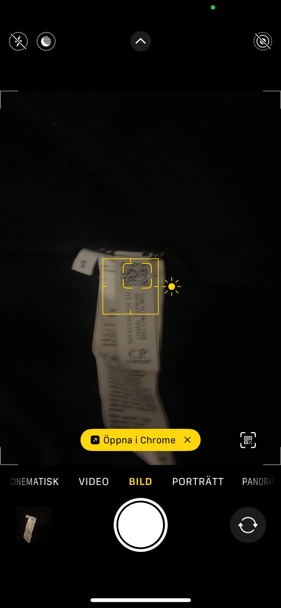 Svart hoodie med goggles från C.P. Company - 2