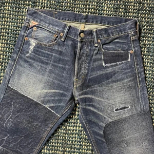 Ralph Lauren Denim& supply  patchwork jeans   - Helt nya! Lårvidd 30  Innerbenslängd-80 Fotvidd 18 Midja 40 