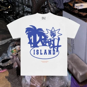 Trash Island vit t-shirt XL - in the bag