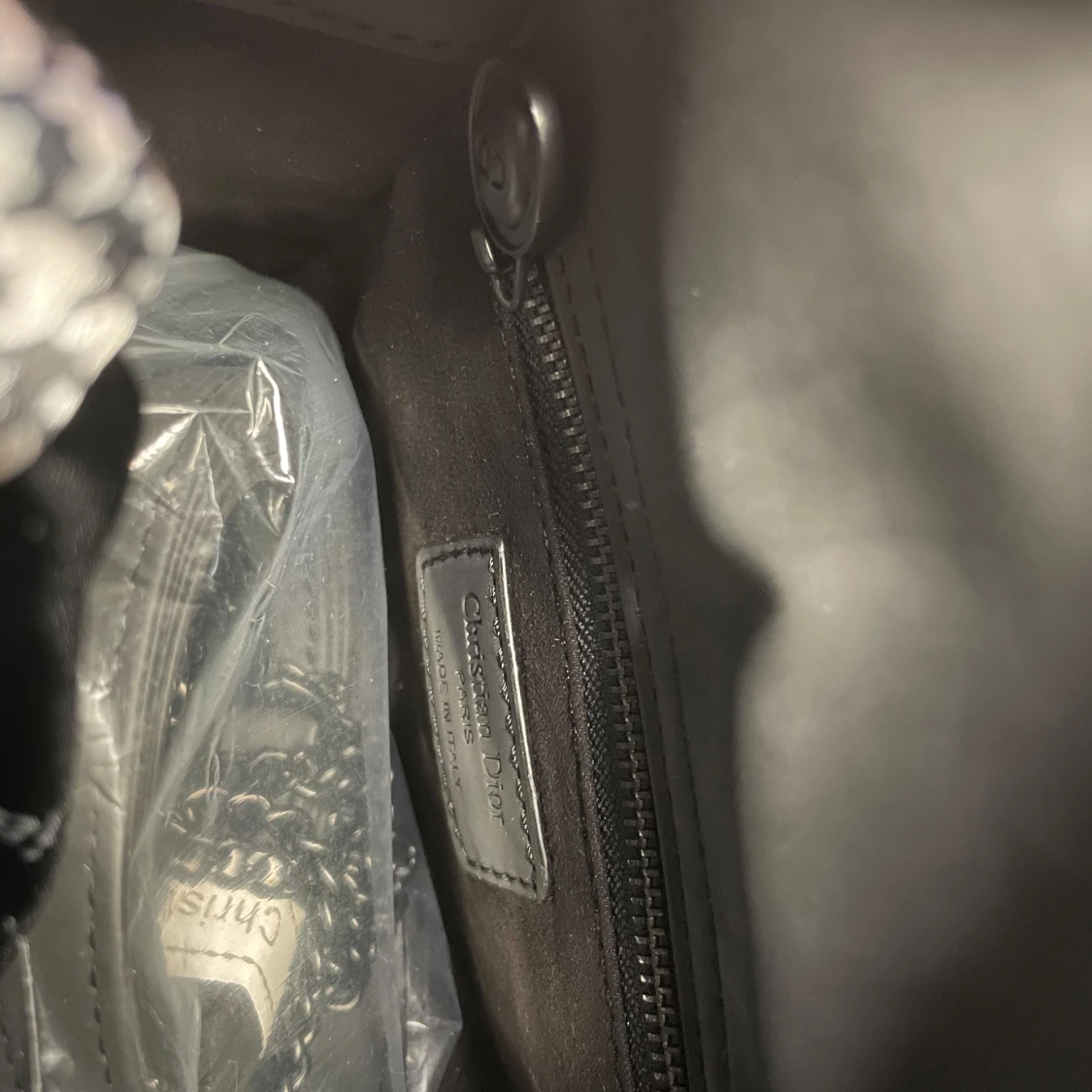 Svart Lady Dior handväska i skinn - 2