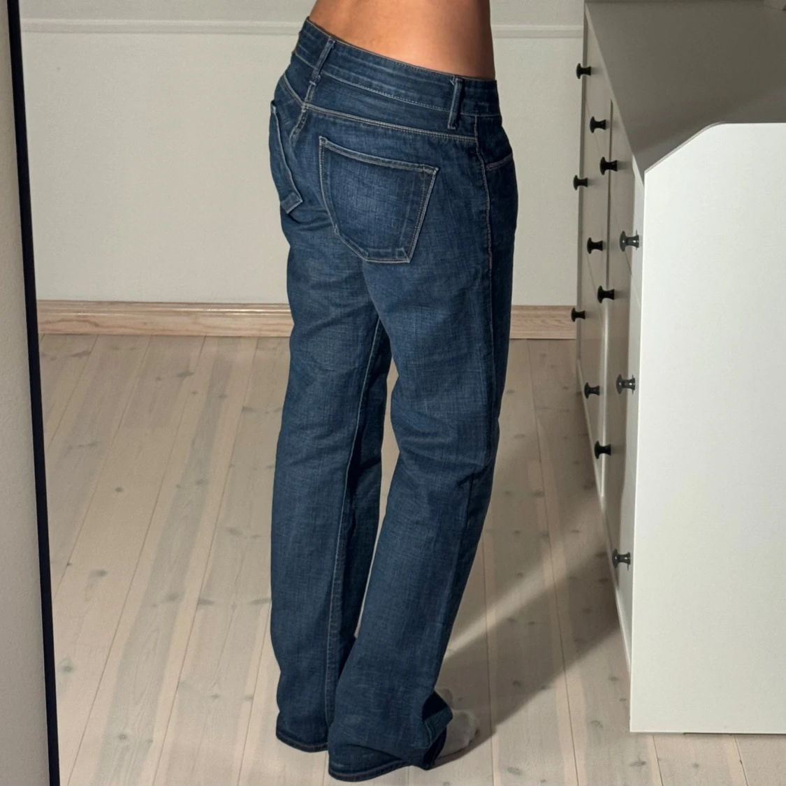Lågmidjade bootcut jeans  - 1