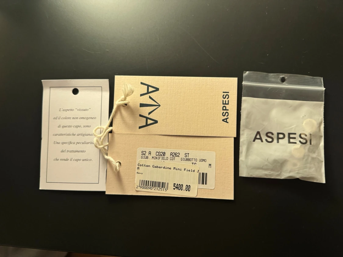 Mörkblå fieldjacka från Aspesi - 2