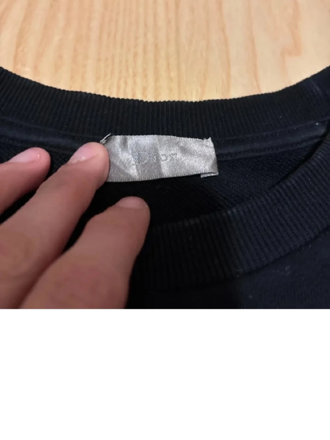 Svart sweatshirt herr storlek S - 3