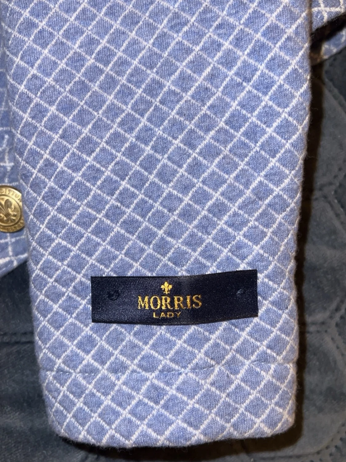 Blå rutig kavaj från Morris Lady - 1